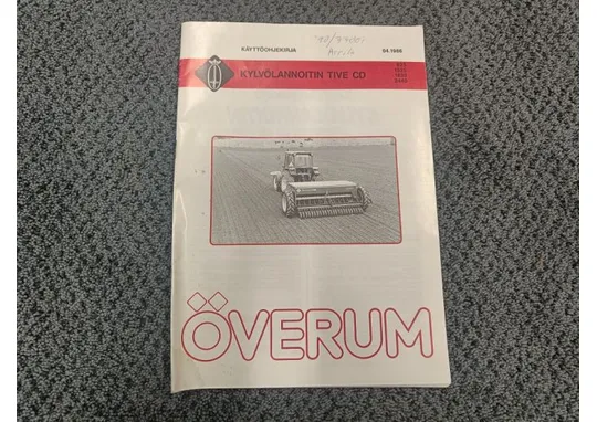 Överum kylvölannoitin Tive CD / Käyttöohjekirja