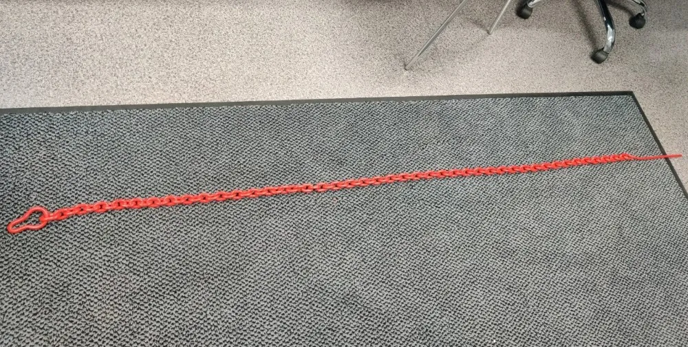 Juontoketju 200cm - 8mm / mm. Kipa juontokouraan