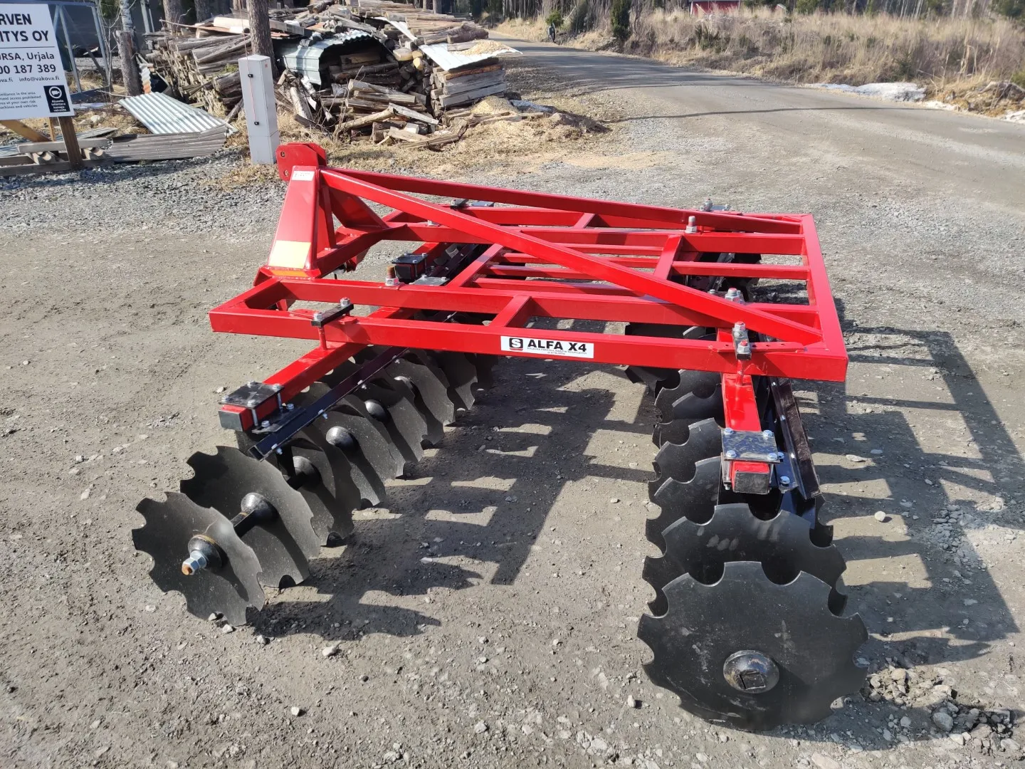 Strumyk Alfa X4 lautasäes 340cm / 51cm kiekot