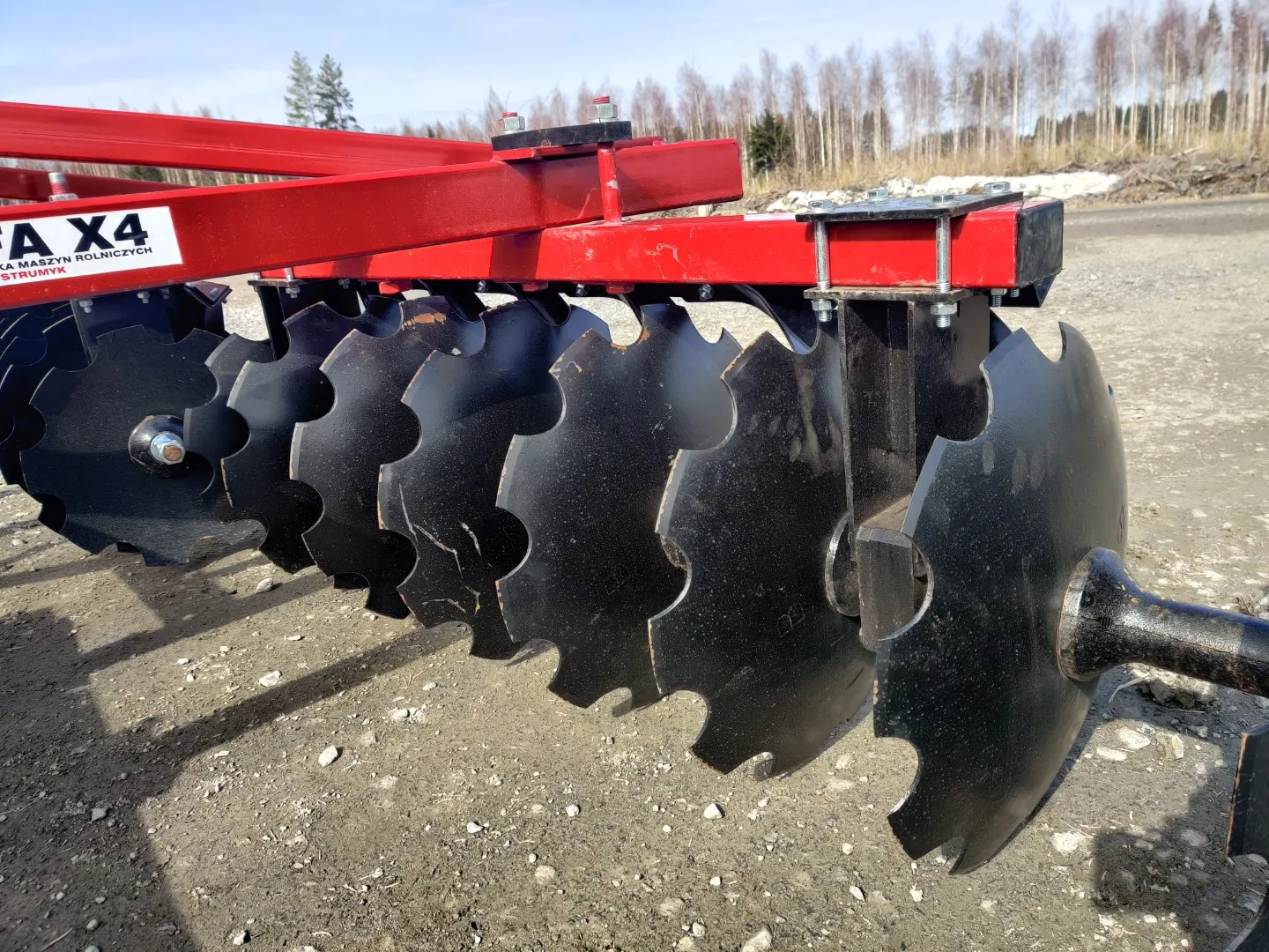 Strumyk Alfa X4 lautasäes 340cm / 51cm kiekot