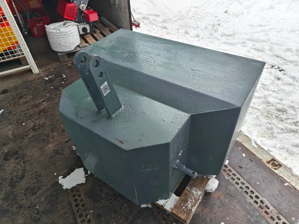Pomarol 1200kg vastapaino / etupaino / KAT 2 / CAT 2 kiinnitys
