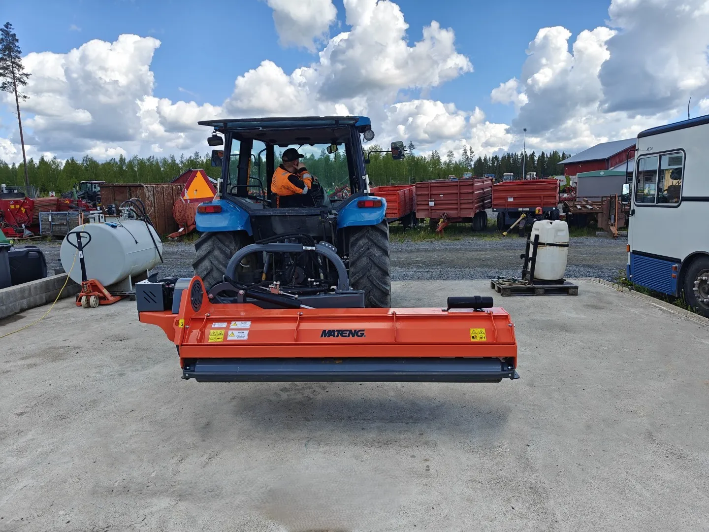 Mateng R.OS/J225 piennarmurskain / Työleveys 220cm - Katso video!
