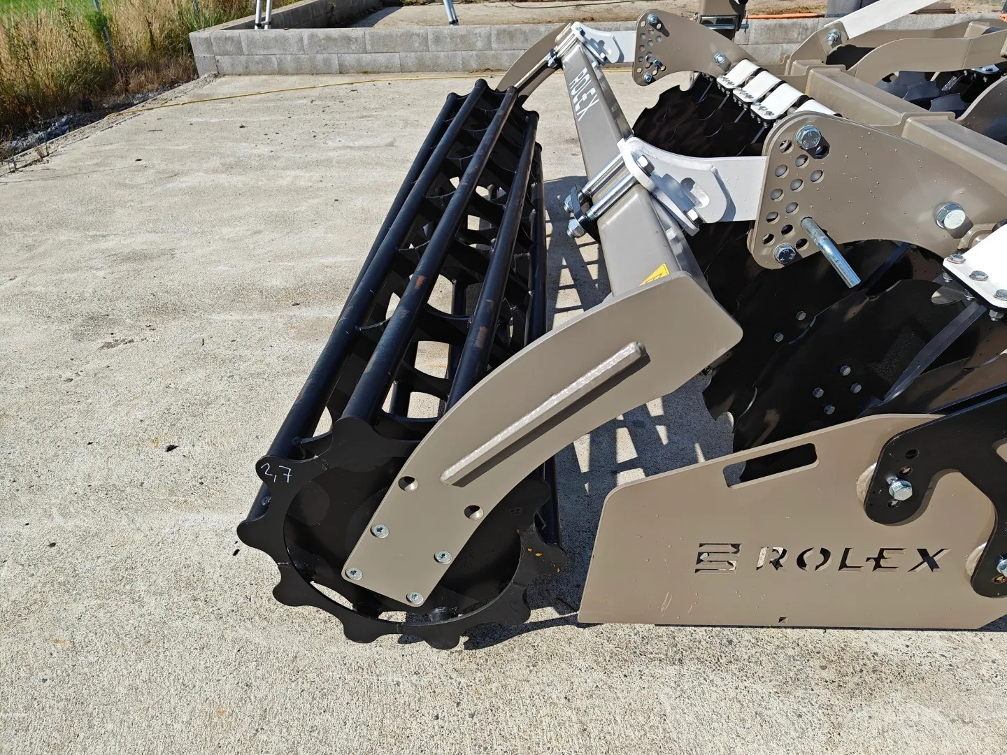 Rol-Ex BTE - 270cm lautasmuokkain / Mekaaninen pakkerinsäätö