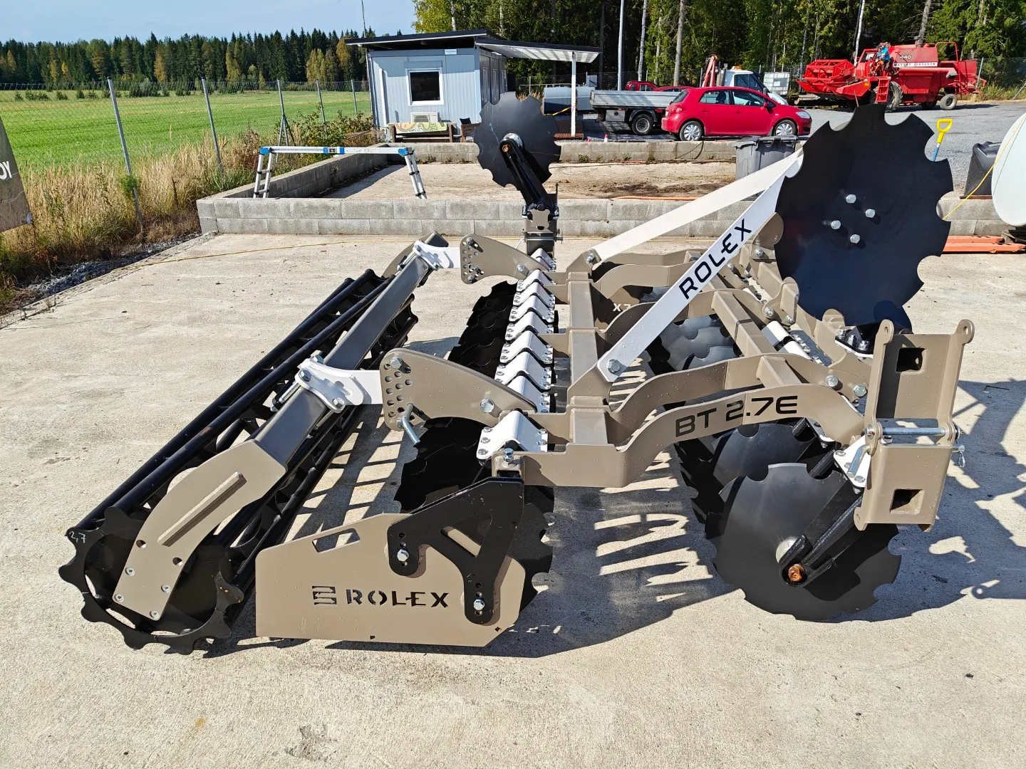 Rol-Ex BTE - 270cm lautasmuokkain / Mekaaninen pakkerinsäätö