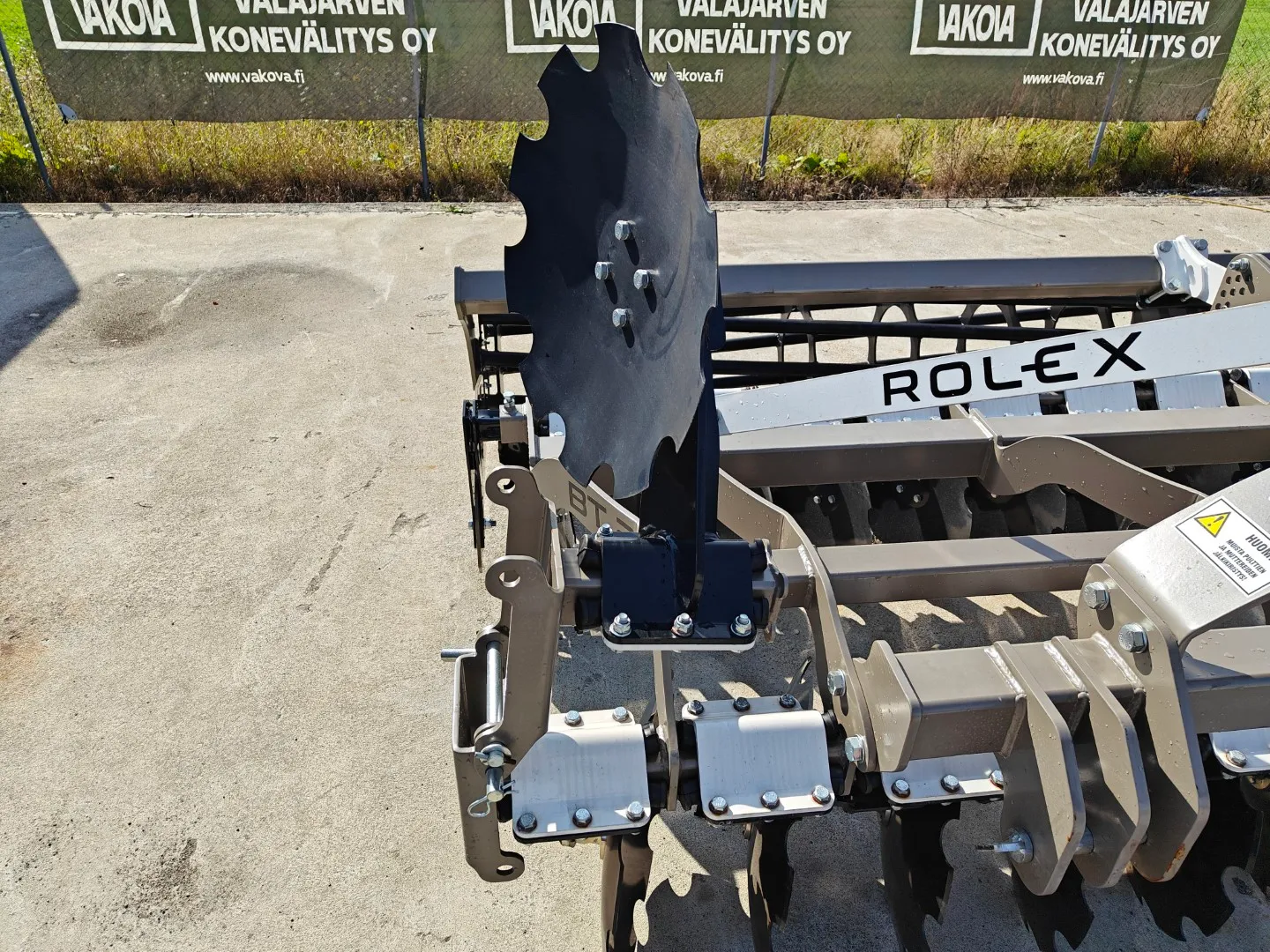 Rol-Ex BTE - 270cm lautasmuokkain / Mekaaninen pakkerinsäätö