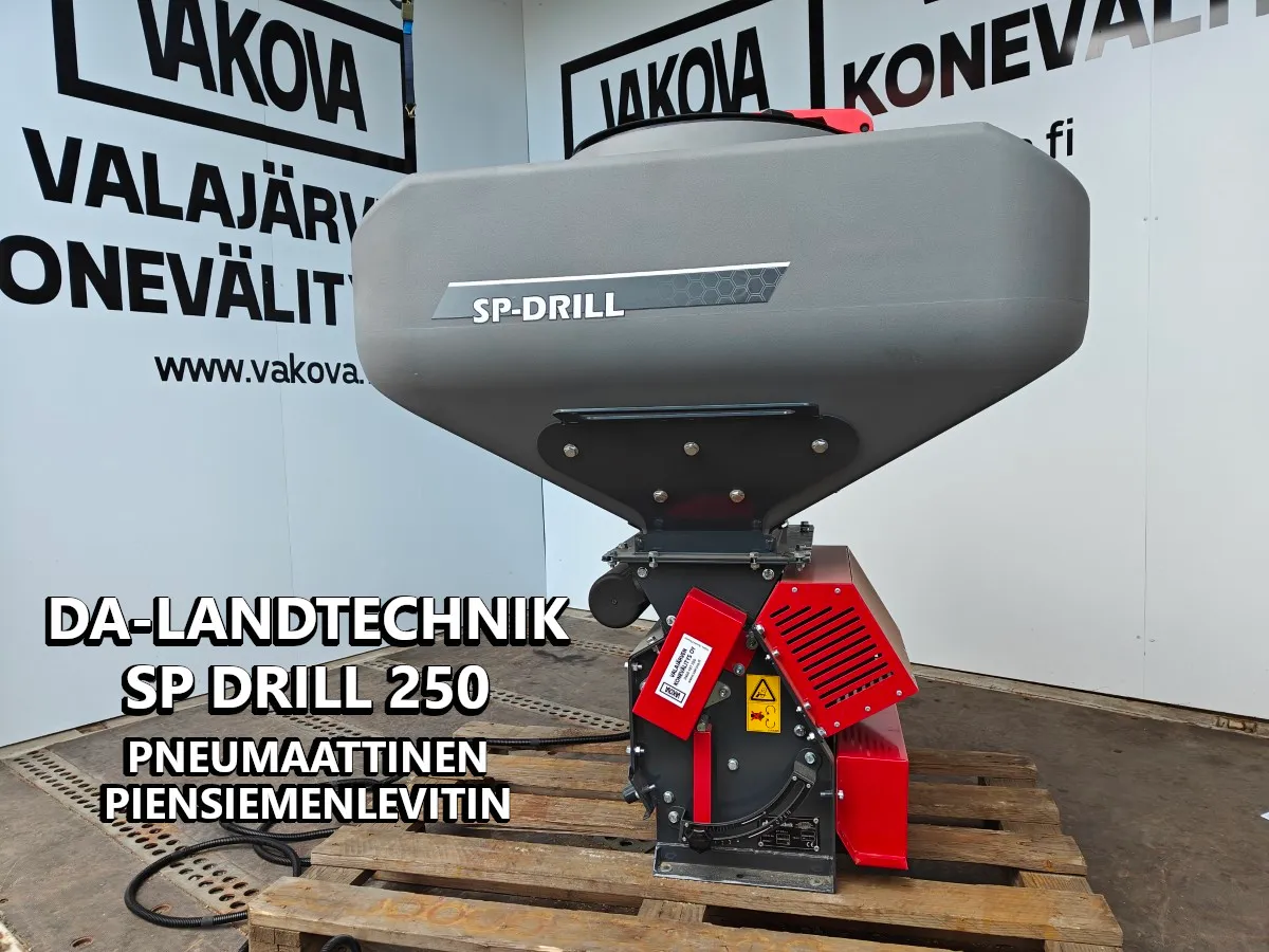 Da Landtechnik SP-DRILL 250 / Pneumaattinen piensiemenlevitin - Video