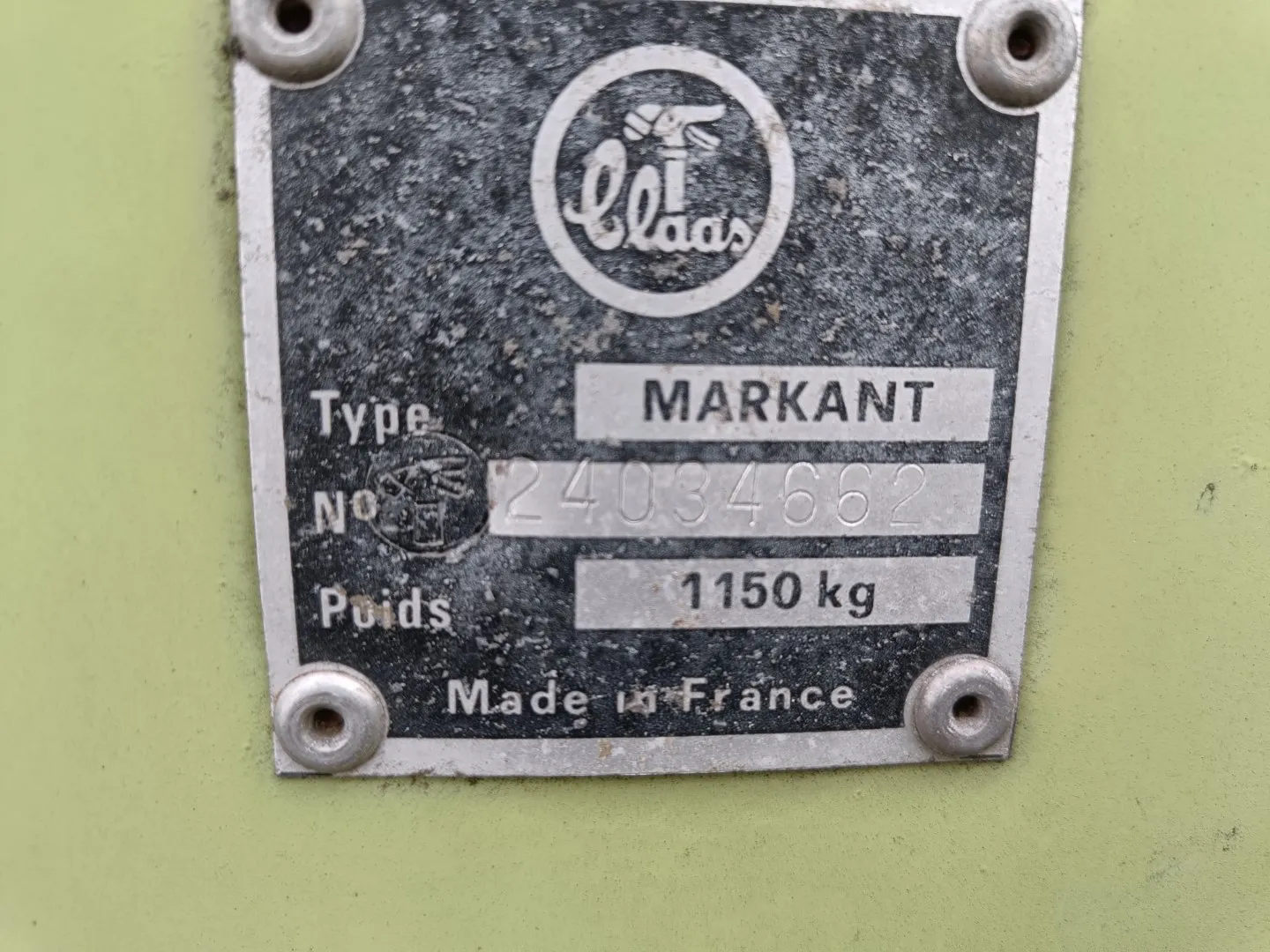 Claas Markant 50 paalain /