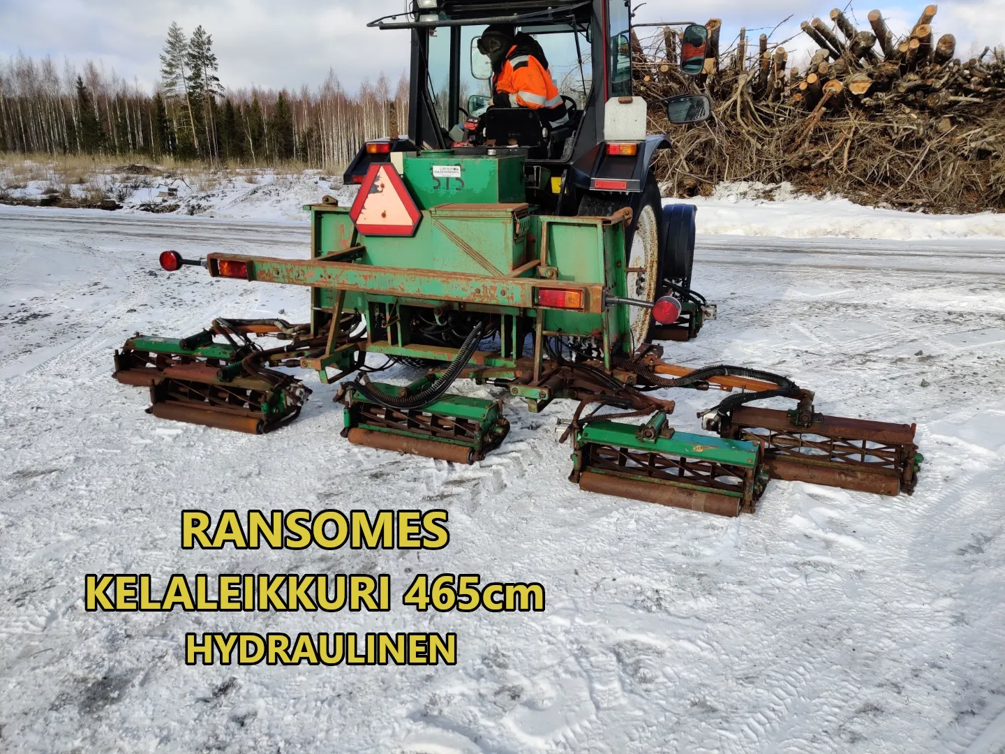 Ransomes Kelaleikkuri 465cm / Hydraulinen, katso video!