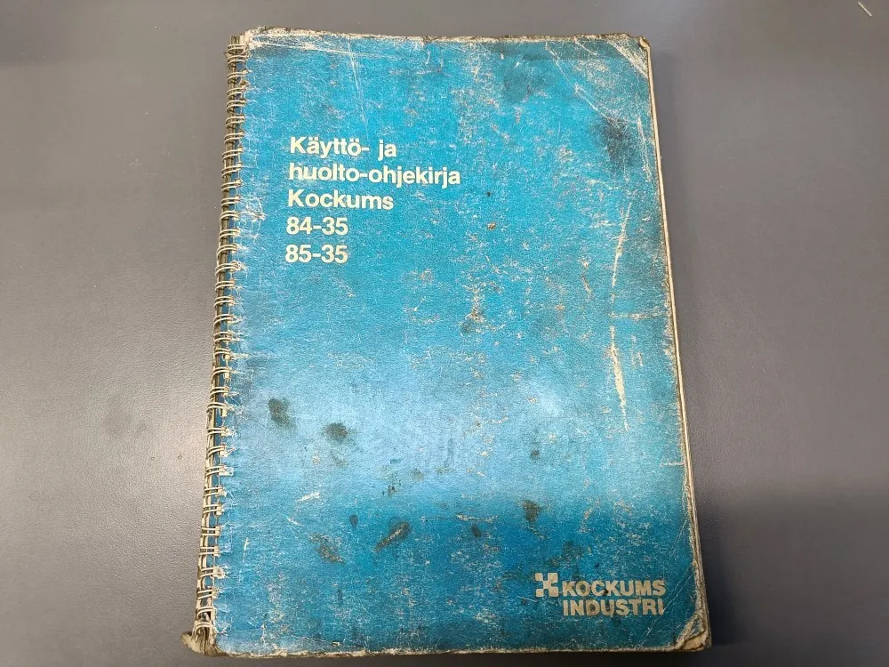 Kockuns 84-35 ja 85-35 / Kuormatraktorin ohjekirja