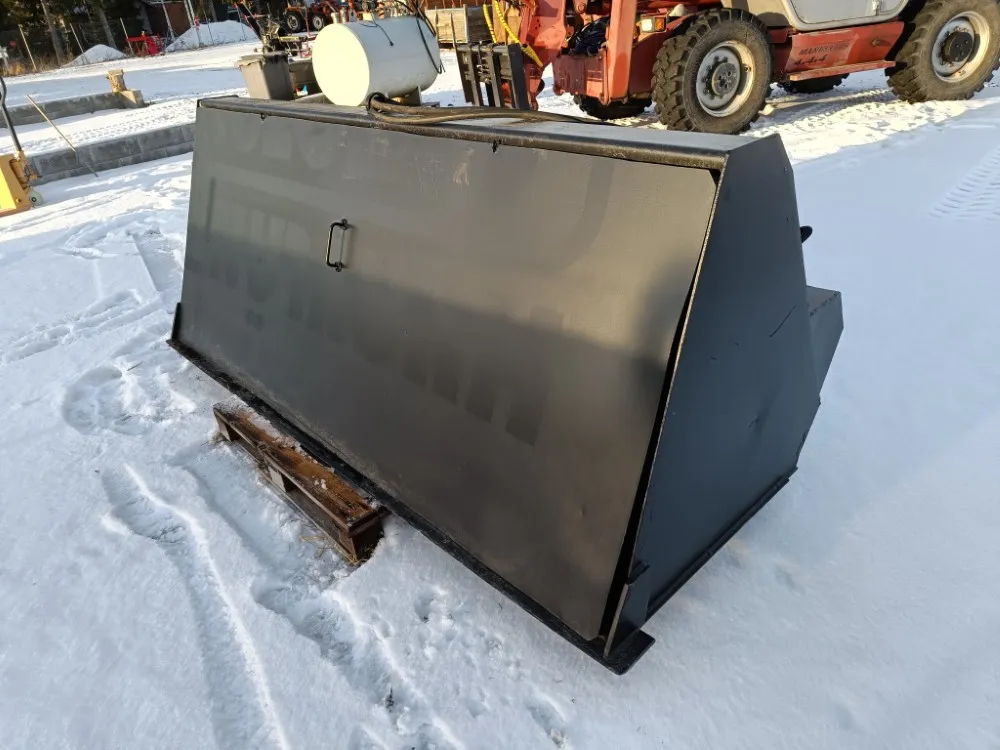 Hiekoituskauha 250cm - hydraulinen / Volvo-kiinnikkeellä - katso video!