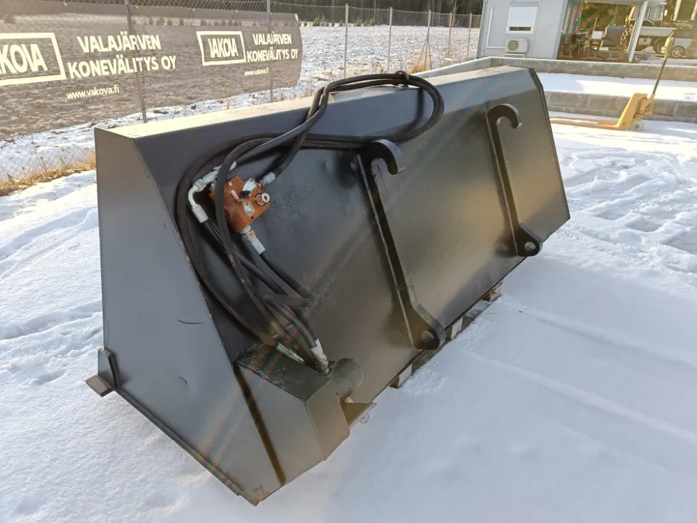 Hiekoituskauha 250cm - hydraulinen / Volvo-kiinnikkeellä - katso video!