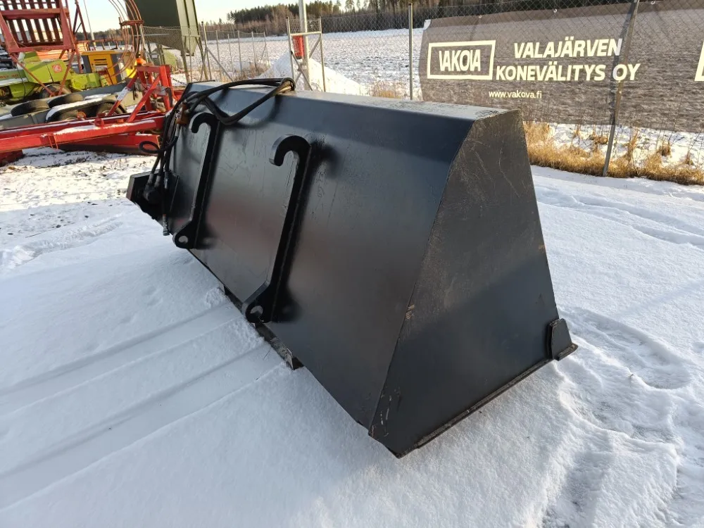 Hiekoituskauha 250cm - hydraulinen / Volvo-kiinnikkeellä - katso video!