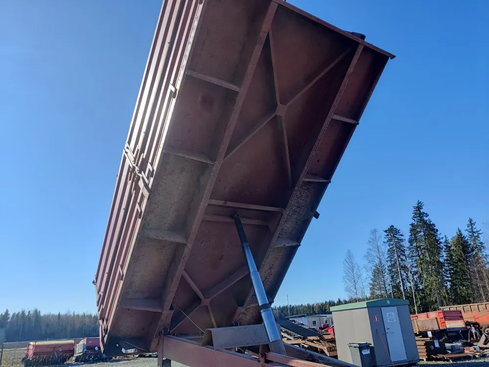 Rysky telikippikärry täyttövaunuvarustus / tilavuus 120HL kantavuus 11 TN, katso video!