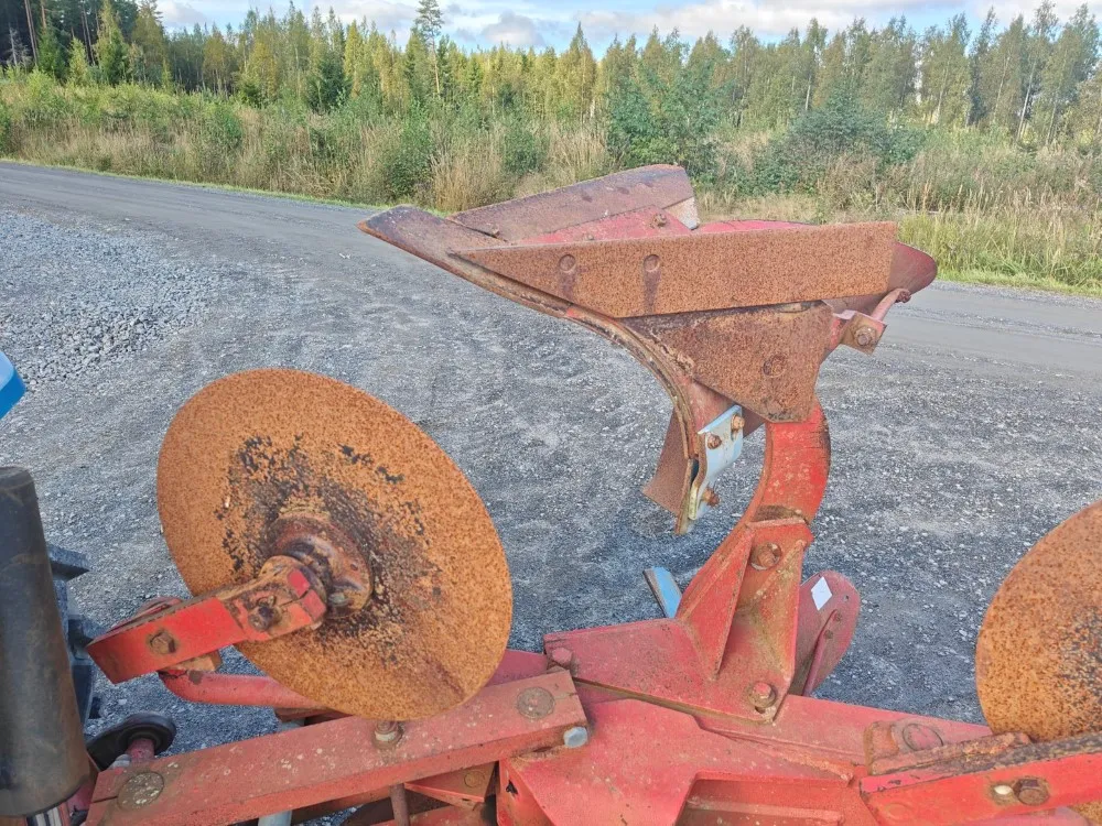 Agrolux RSD397FK kääntöaura 3-siipinen / kuorimet ja kiekkoleikkurit, katso video!