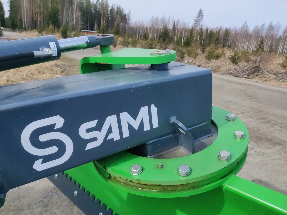 Perälevy Sami 310-70, katso video! / hydraulinen levyosan kääntö, käyttämätön!