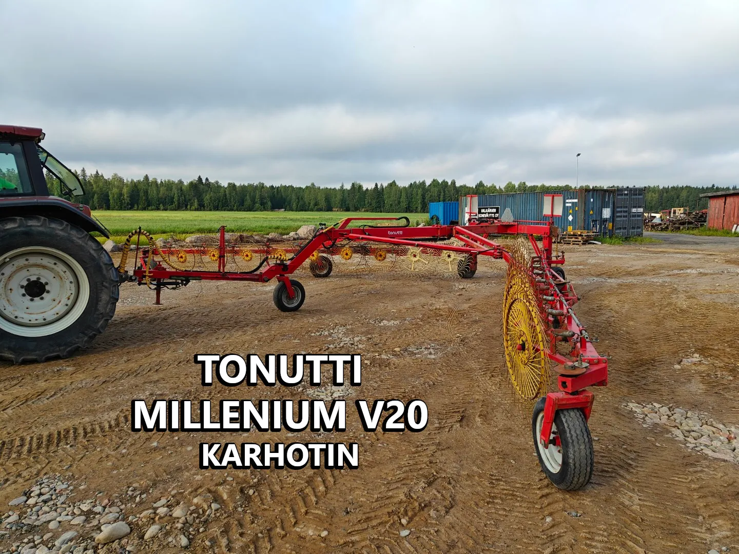 Karhotin Tonutti Millennum V20 / Työleveys n.12 metriä, katso video!