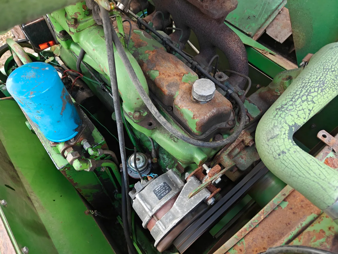 John Deere 6359 TZ03 moottori / 965 leikkuupuimurista - 6-syl. turbo
