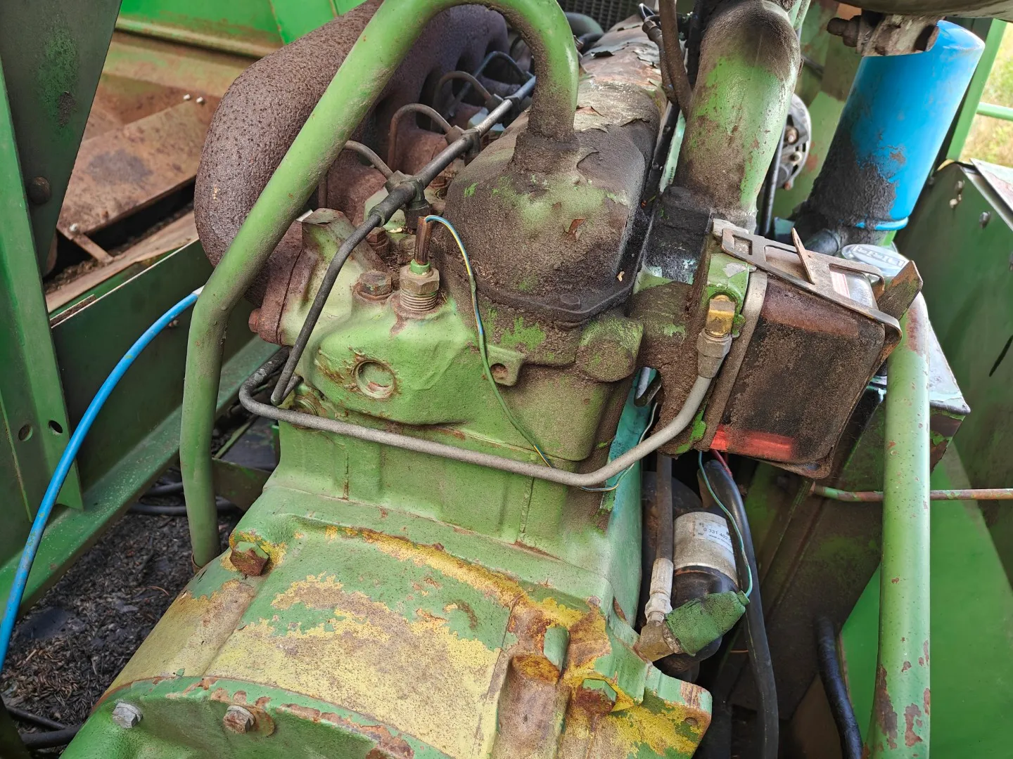 John Deere 6359 TZ03 moottori / 965 leikkuupuimurista - 6-syl. turbo