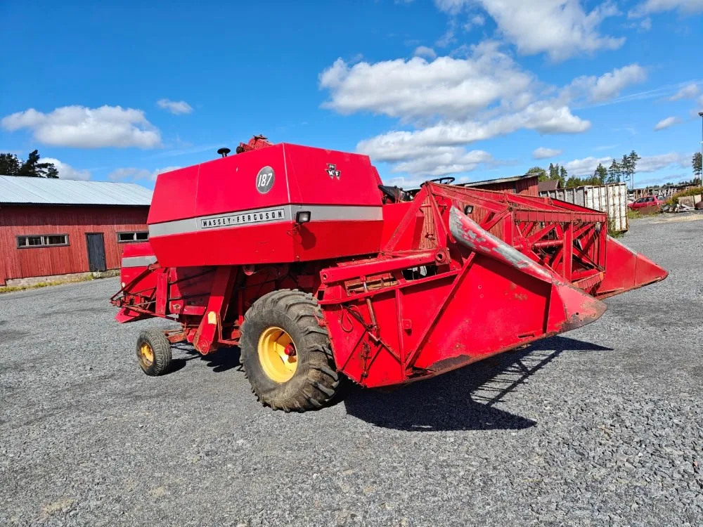 Leikkuupuimuri Massey Ferguson 187 / Katso video!
