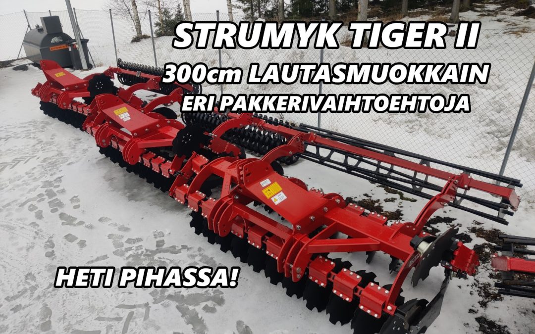 Strumyk Tiger II 300cm lautasmuokkaimet – HETI PIHASSA