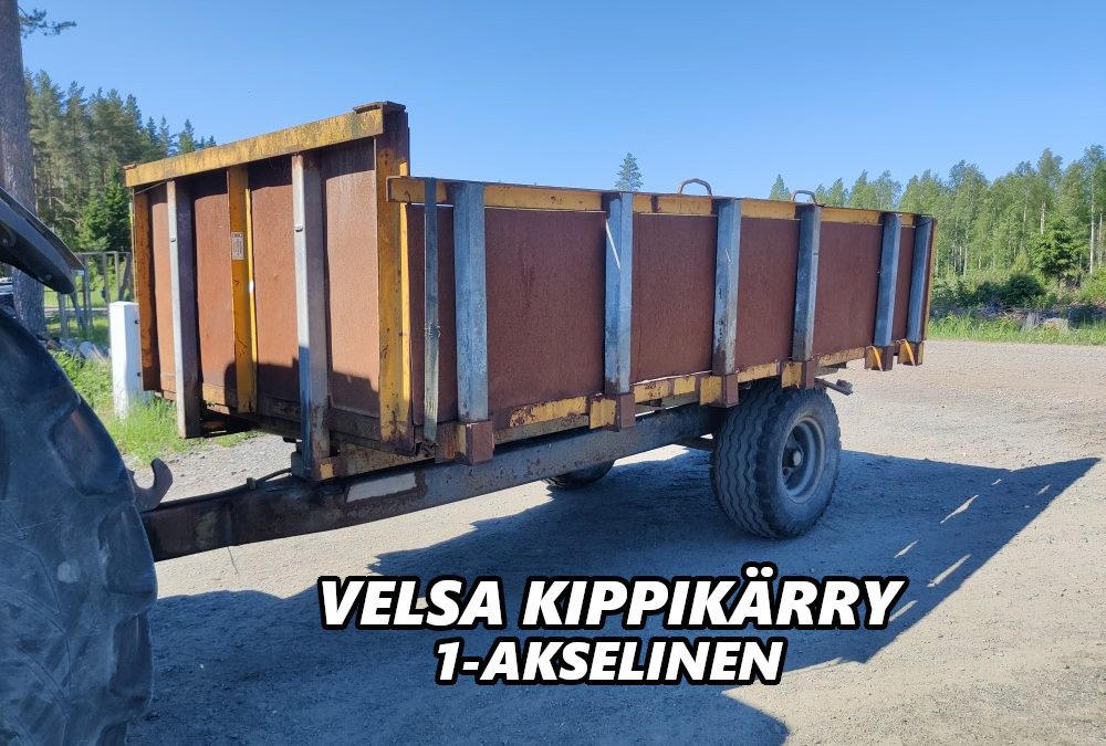 Velsa Kippikärry – 1-akselinen – KATSO VIDEO