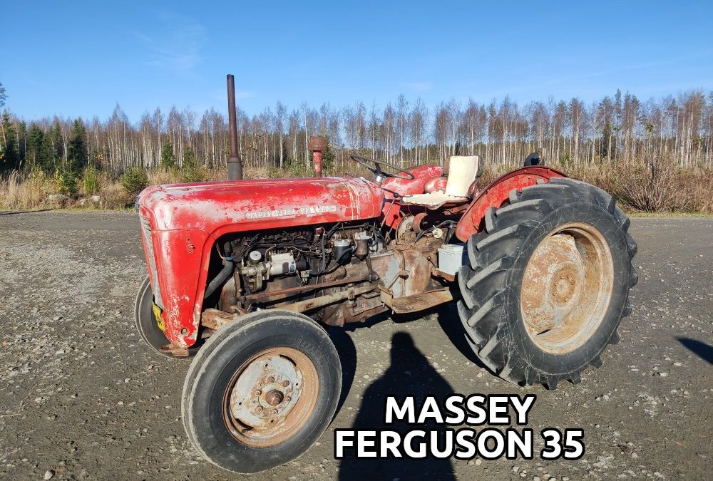 Massey Ferguson 35 traktori – KATSO VIDEO