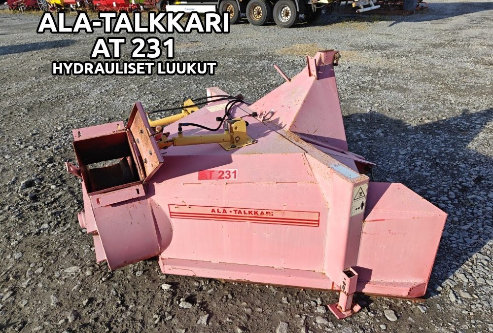 Ala-Talkkari AT231 lumilinko hydrauliluukuilla – VIDEO