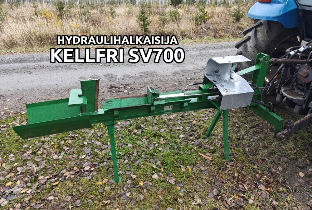 Kellfri VK700 hydraulihalkaisija – VIDEO