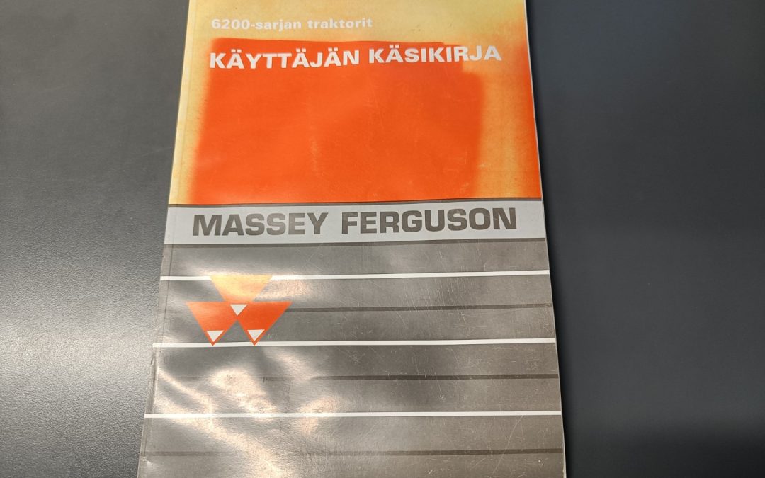 Massey Ferguson 6200 sarjan traktoreiden ohjekirja