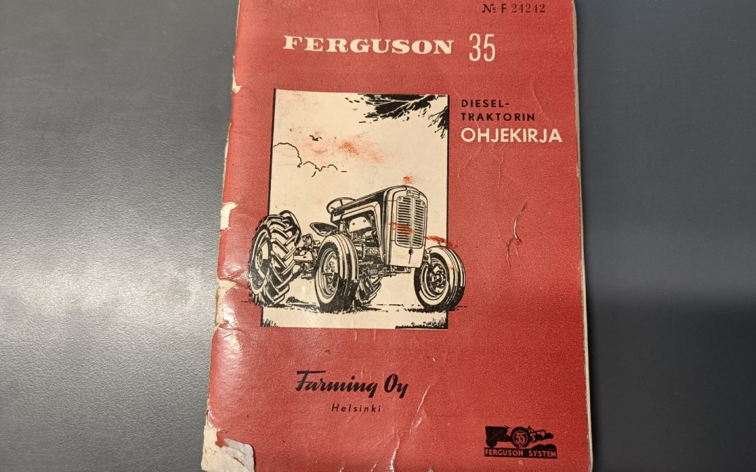 Ferguson 35 traktorin ohjekirja