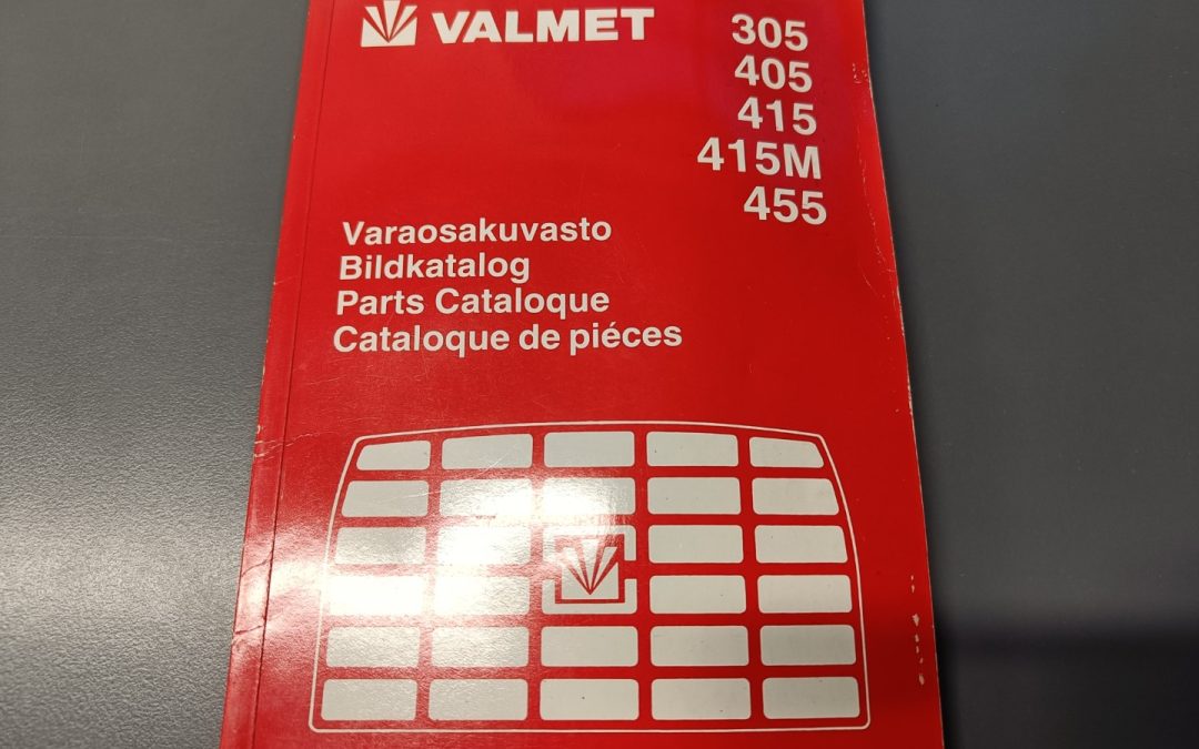 Valmet 305, 405, 415, 415M ja 455 varaosakuvasto traktoriin