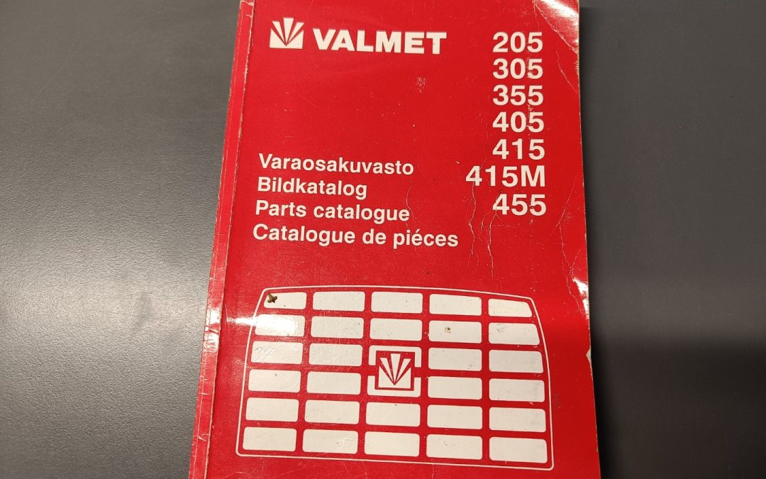 Valmet 205, 305, 355, 405, 415, 415M ja 455 traktorin varaosakuvasto