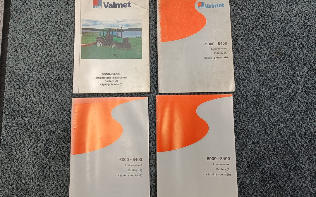 Valmet ja Valtra traktoreiden kirjallisuutta