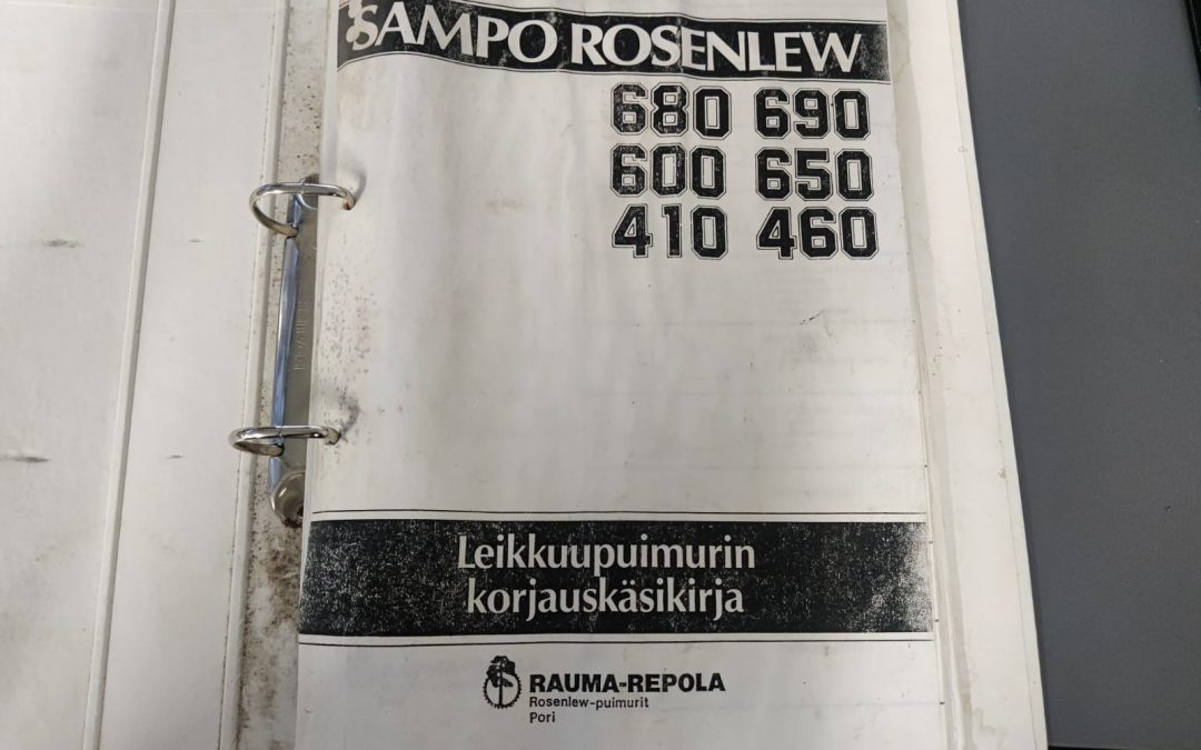 Sampo Rosenlew 410, 460, 600, 650, 680, 690 leikkuupuimurin korjauskäsikirja