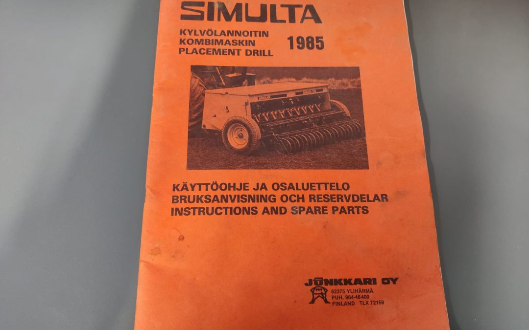 Simulta 200-300cm kylvölannoittimien ohje ja varaosakirja