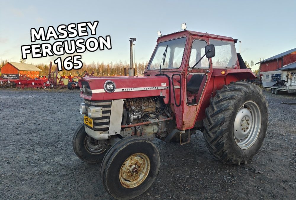 Massey Ferguson 165 traktori – KATSO VIDEO