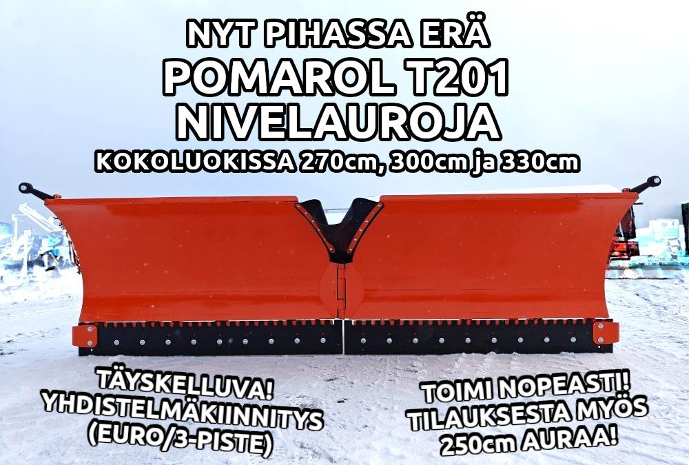 Pomarol NIVELAUROJA ERÄ – 270cm, 300cm ja 330cm – VIDEO!