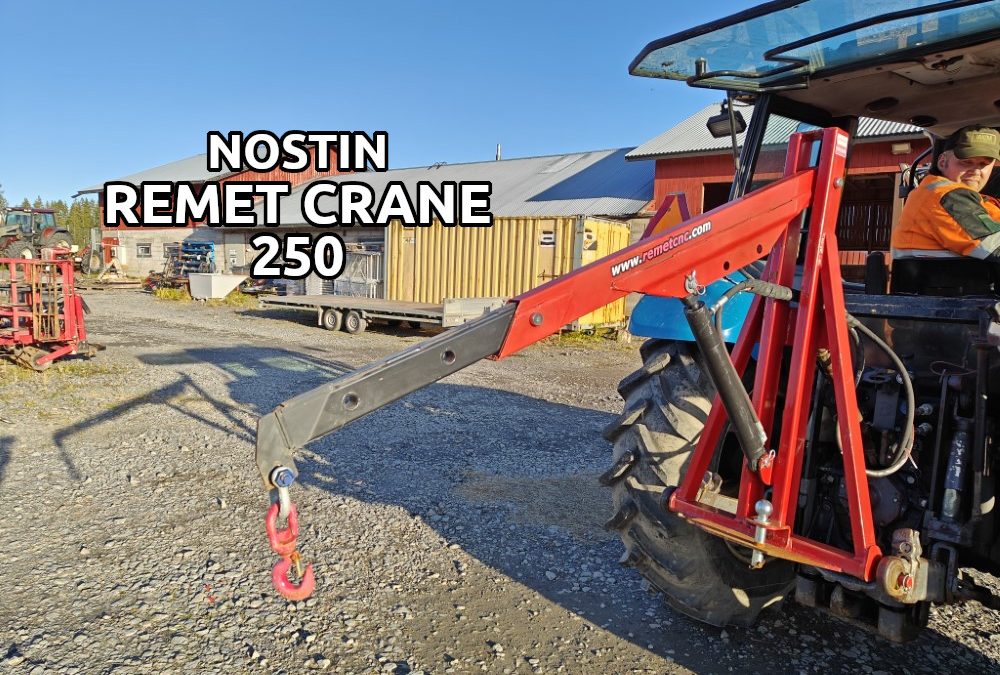 Remet Crane 250 – hydraulinen nostin – VIDEO