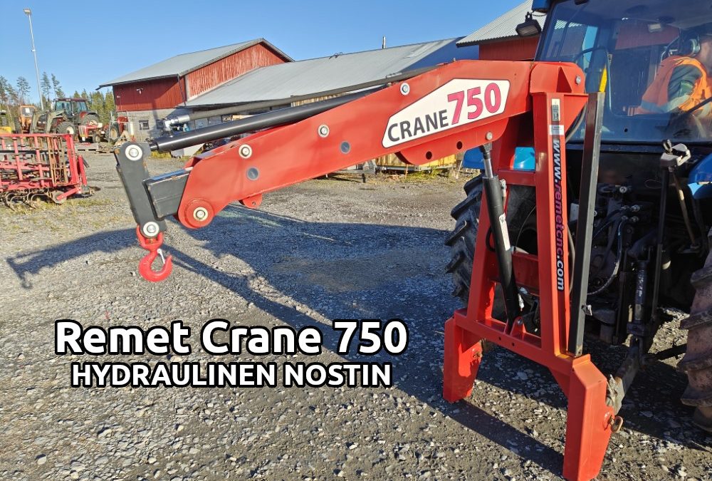 Remet Crane 750 – hydraulinen nostin – VIDEO